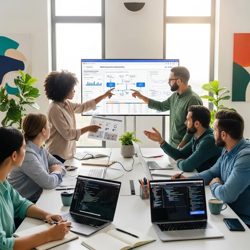 Team collaboration on strategies for effective online reputation automation