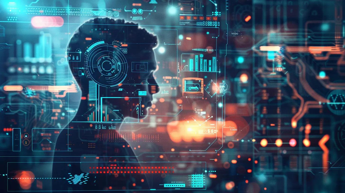 Illustration of AI analysis and automated execution in Cinderix AI SEO