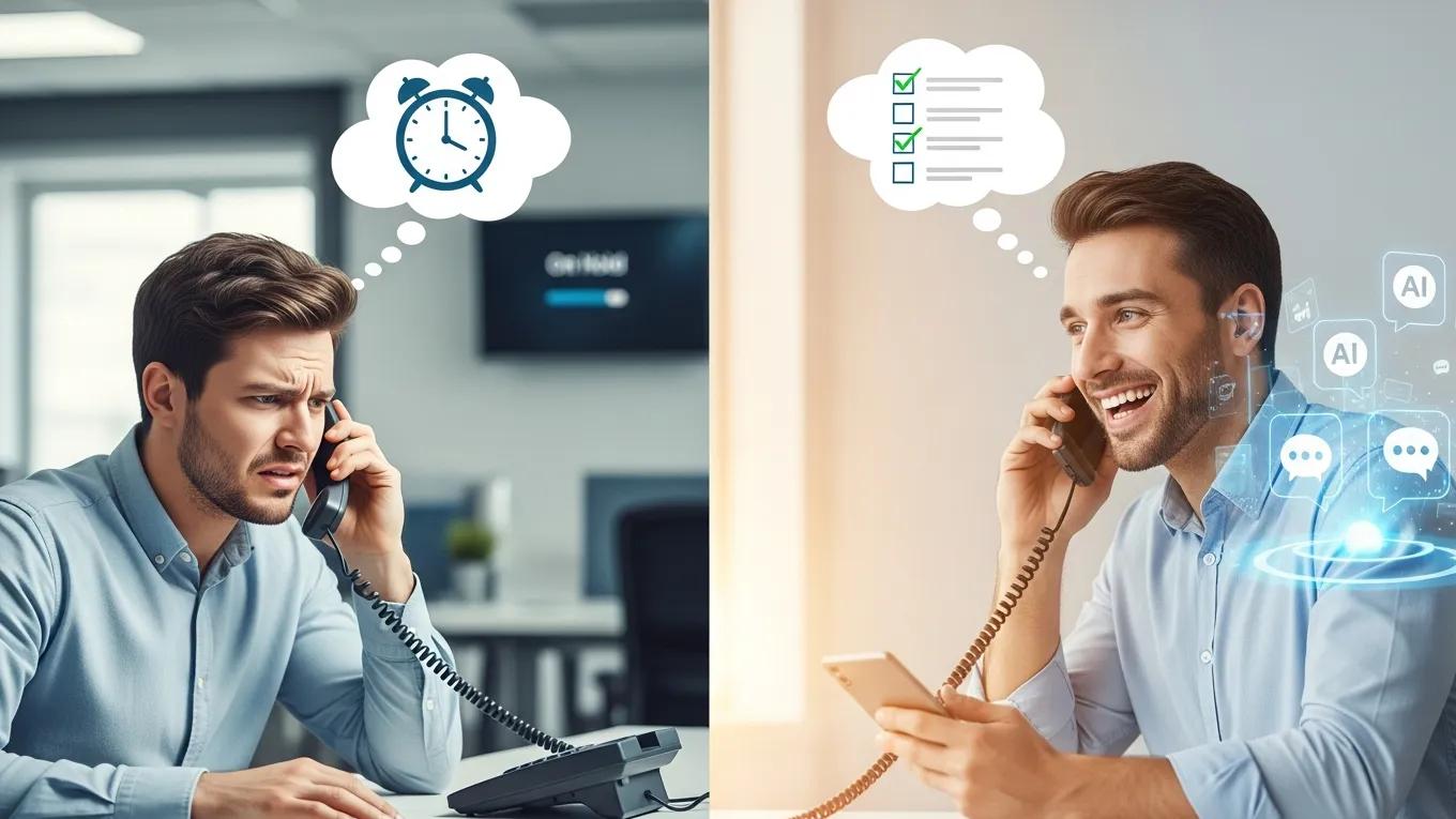 Comparison of customer experiences with traditional service vs AI phone systems