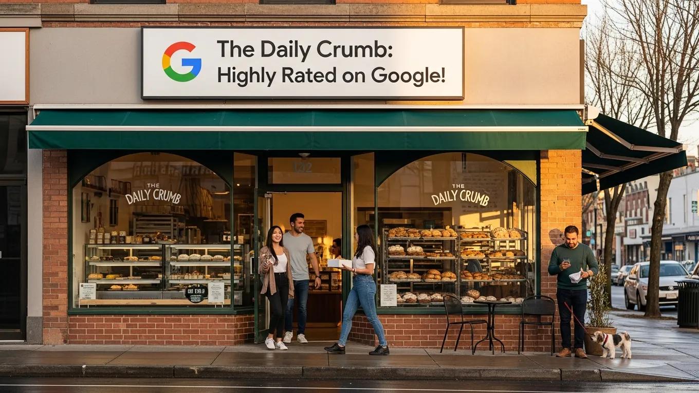 Local business storefront highlighting effective local SEO tactics